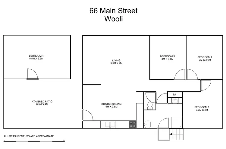 Floorplan of Homely house listing, 66 Main Street, Wooli NSW 2462