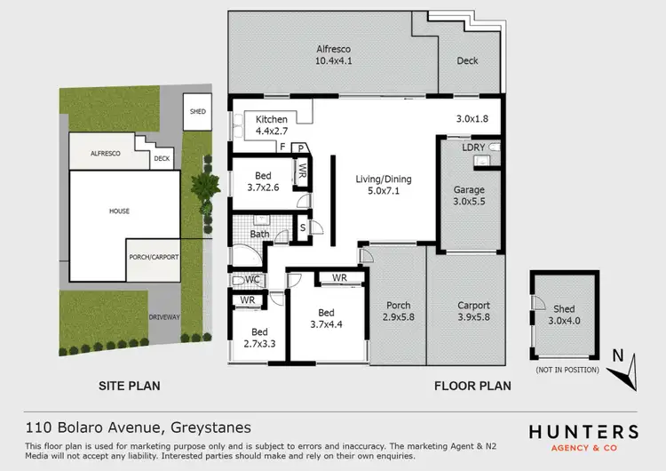 Floorplan of Homely house listing, 110 Bolaro Avenue, Greystanes NSW 2145