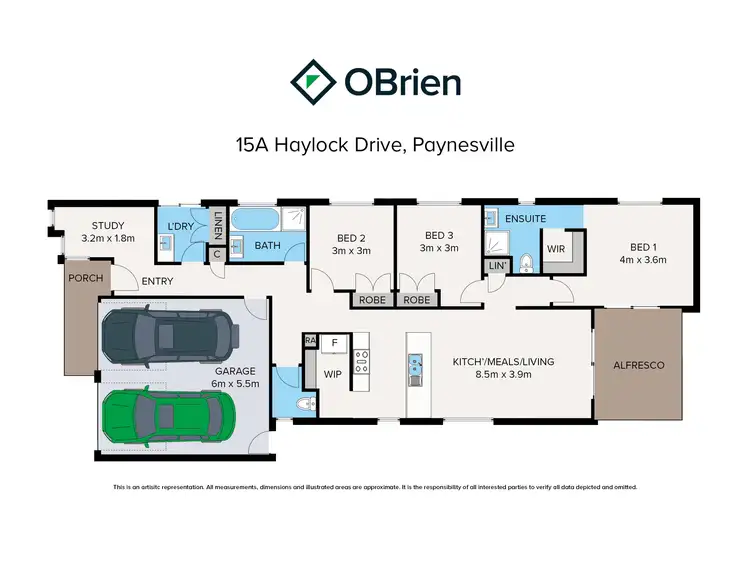 Floorplan of Homely house listing, 15A Haylock Drive, Paynesville VIC 3880