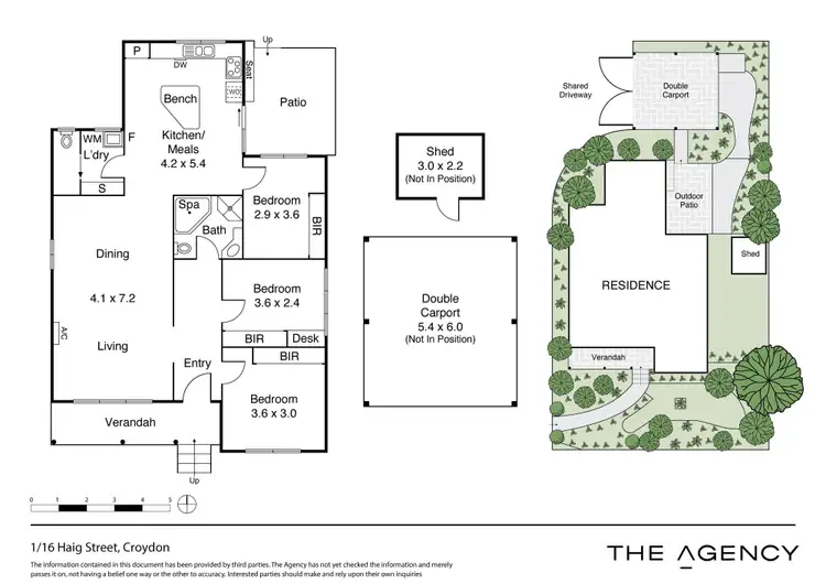 Floorplan of Homely unit listing, 1/16 Haig Street, Croydon VIC 3136