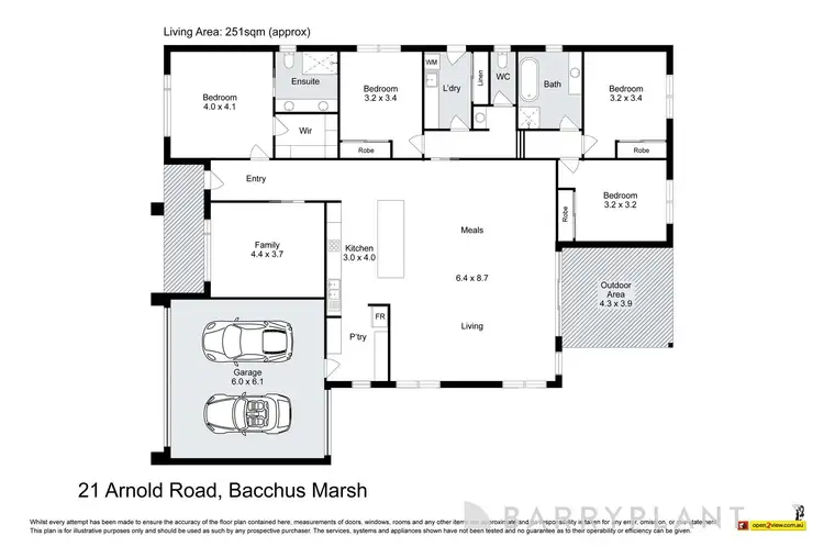 Floorplan of Homely house listing, 21 Arnold Road, Bacchus Marsh VIC 3340