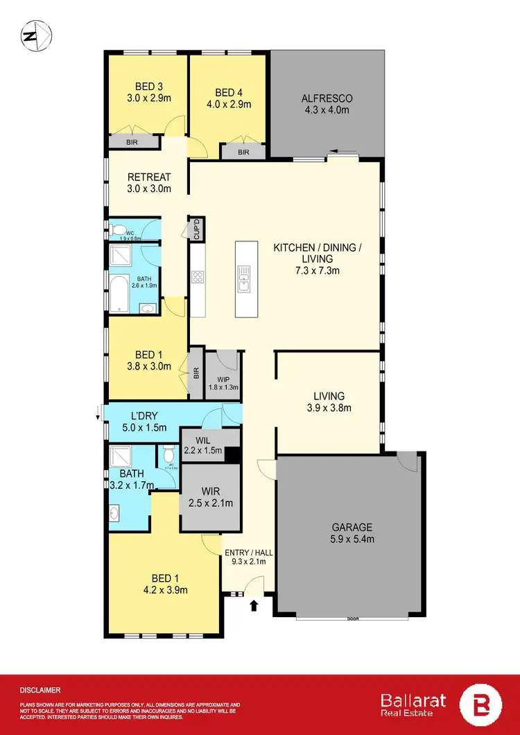 Floorplan of Homely house listing, 97 Majestic Way, Winter Valley VIC 3358