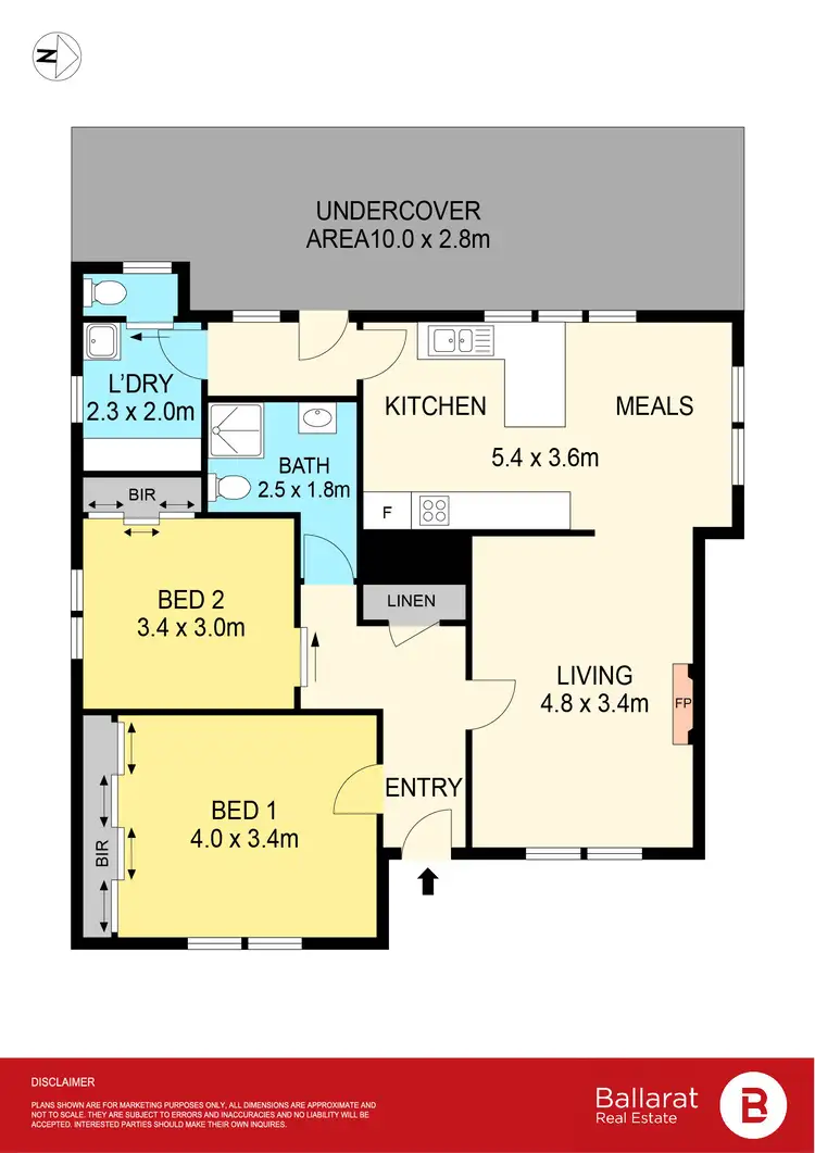Floorplan of Homely house listing, 44 Albion Street, Sebastopol VIC 3356