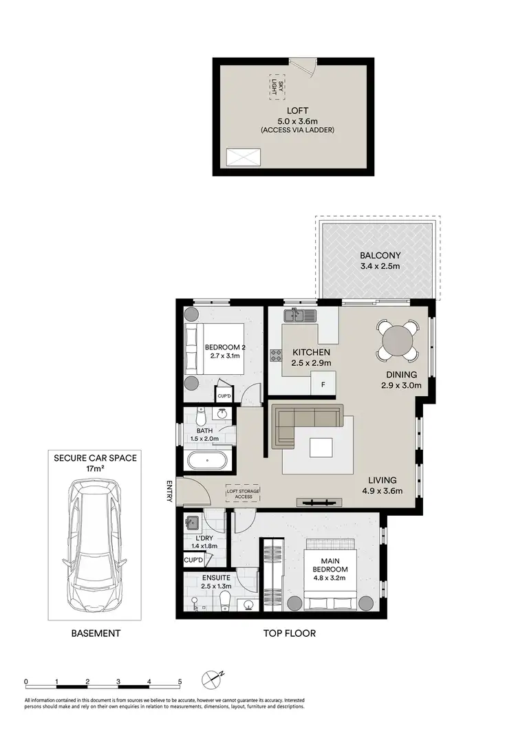 Floorplan of Homely apartment listing, 23/1 Talus Street, Naremburn NSW 2065