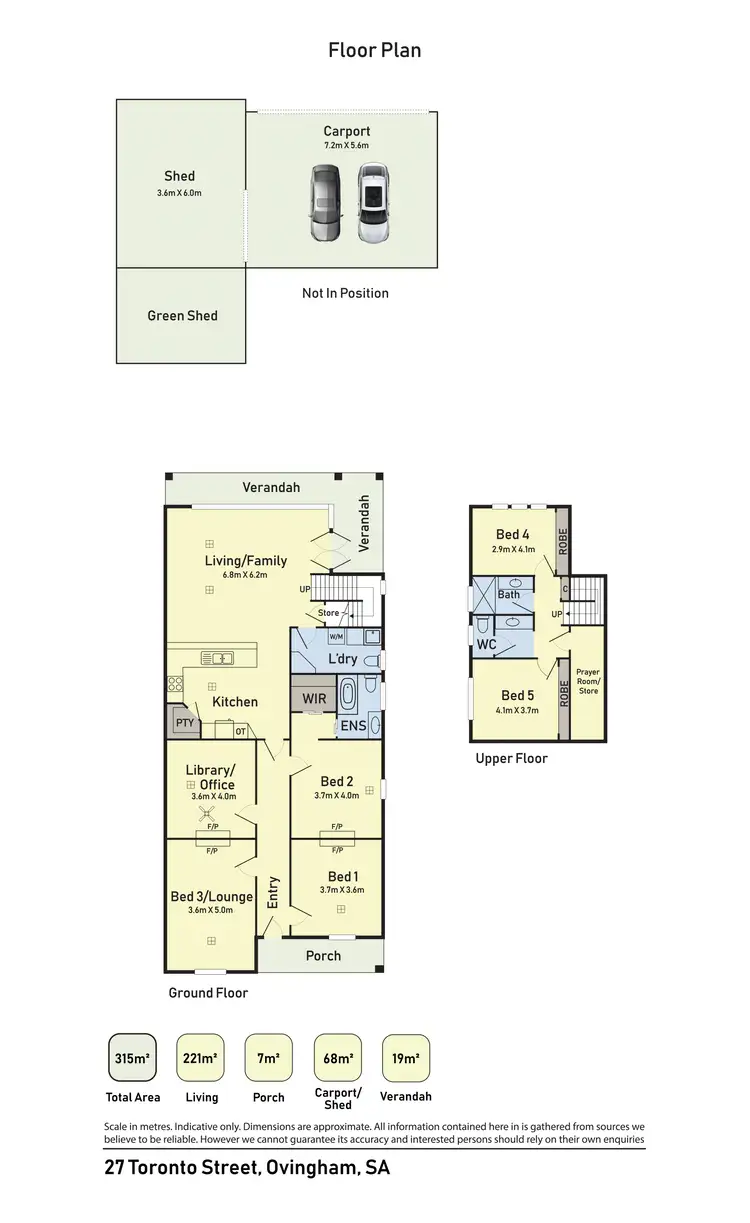 Floorplan of Homely house listing, 27 Toronto Street, Ovingham SA 5082