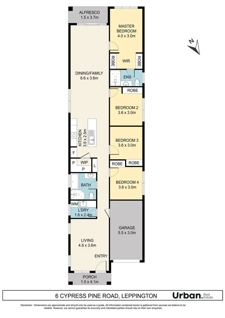 Floorplan of Homely house listing, 6 Cypress Pine Road, Leppington NSW 2179