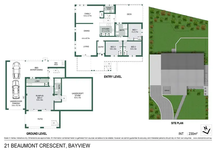Floorplan of Homely house listing, 21 Beaumont Crescent, Bayview NSW 2104