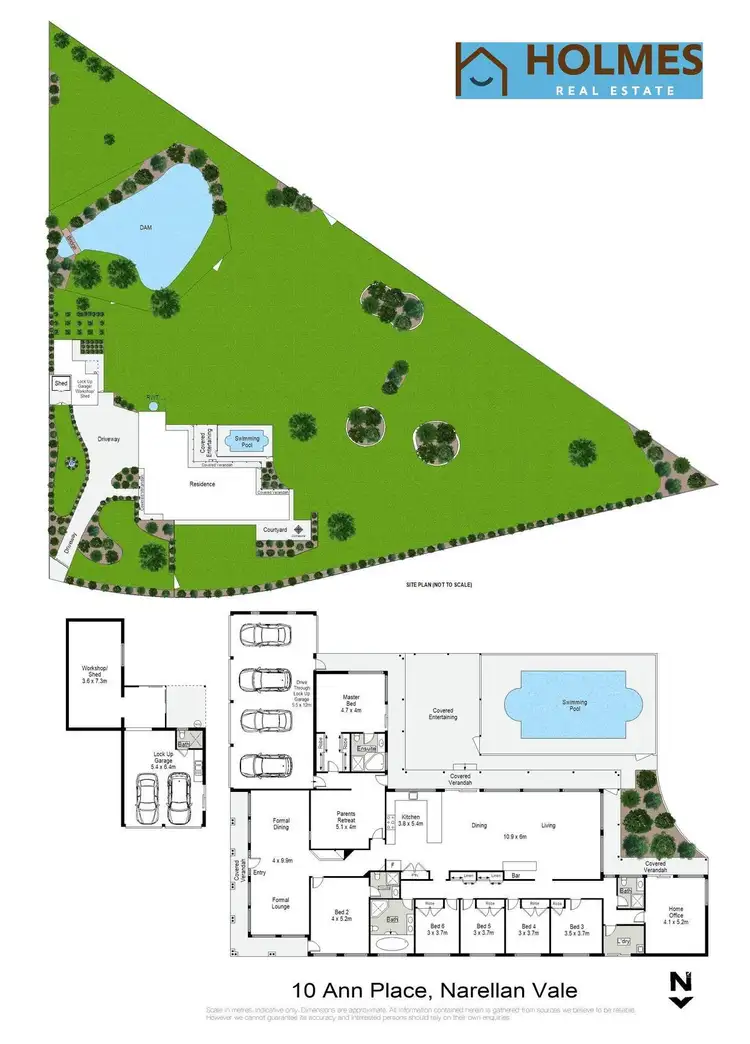 Floorplan of Homely house listing, 10 Ann Place, Narellan Vale NSW 2567