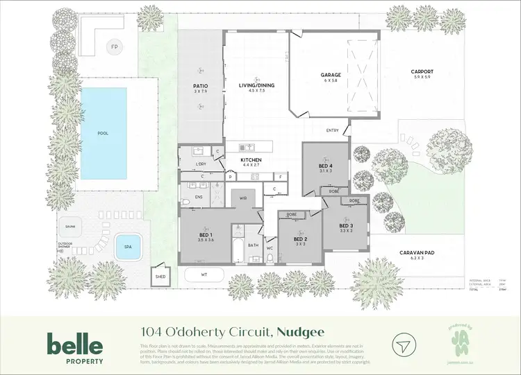 Floorplan of Homely house listing, 104 O'Doherty Circuit, Nudgee QLD 4014