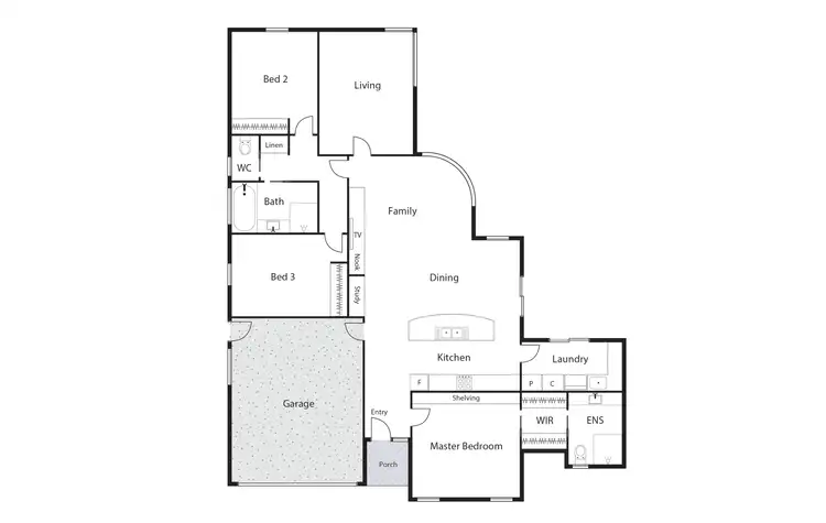 Floorplan of Homely house listing, 71 Jennings Street, Curtin ACT 2605