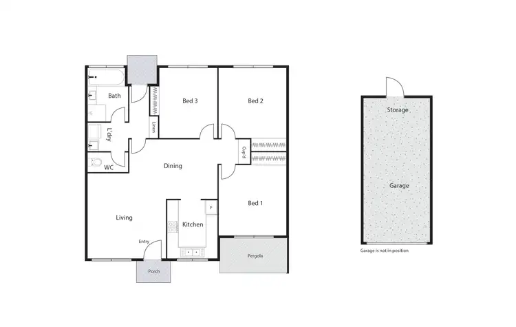 Floorplan of Homely townhouse listing, 3/7 Nernst Place, Banks ACT 2906
