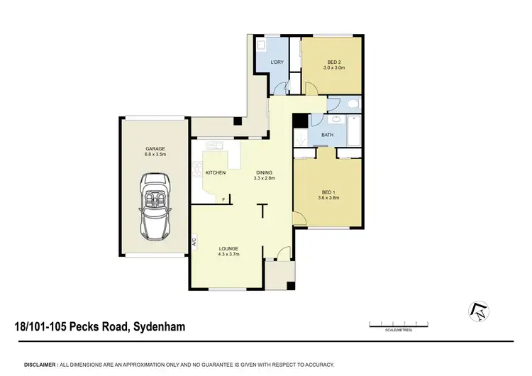 Floorplan of Homely unit listing, 18/101-105 Pecks Road, Sydenham VIC 3037