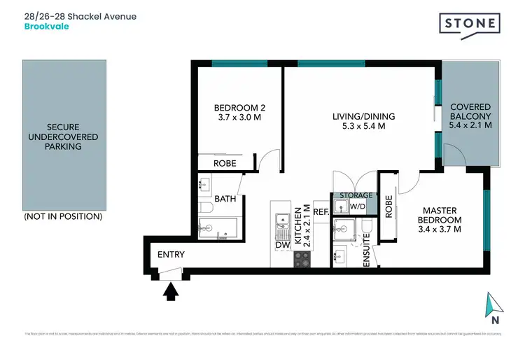 Floorplan of Homely apartment listing, 28/26-28 Shackel Avenue, Brookvale NSW 2100