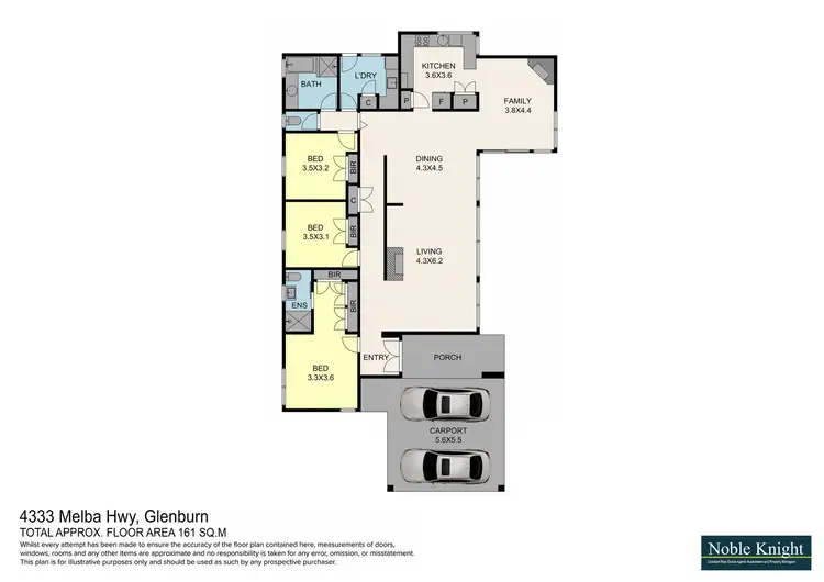 Floorplan of Homely rural property listing, 4333 Melba Highway, Glenburn VIC 3717