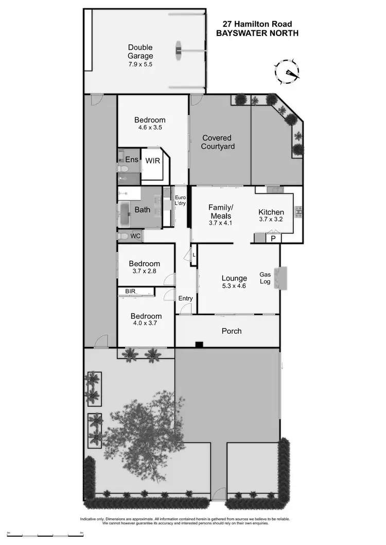 Floorplan of Homely house listing, 27 Hamilton Road, Bayswater North VIC 3153