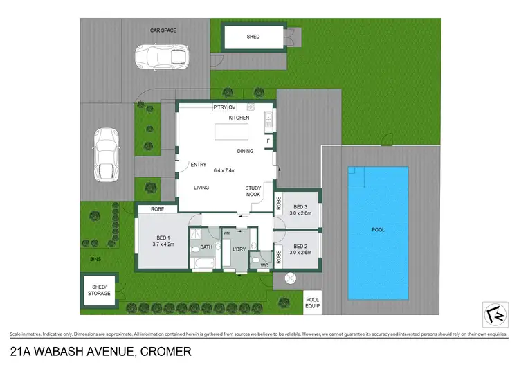 Floorplan of Homely house listing, 21A Wabash Avenue, Cromer NSW 2099