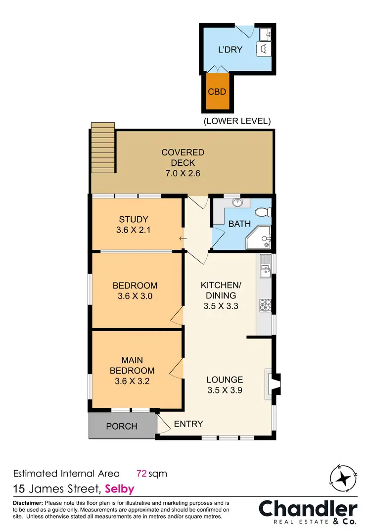 Floorplan of Homely house listing, 15 James Street, Selby VIC 3159