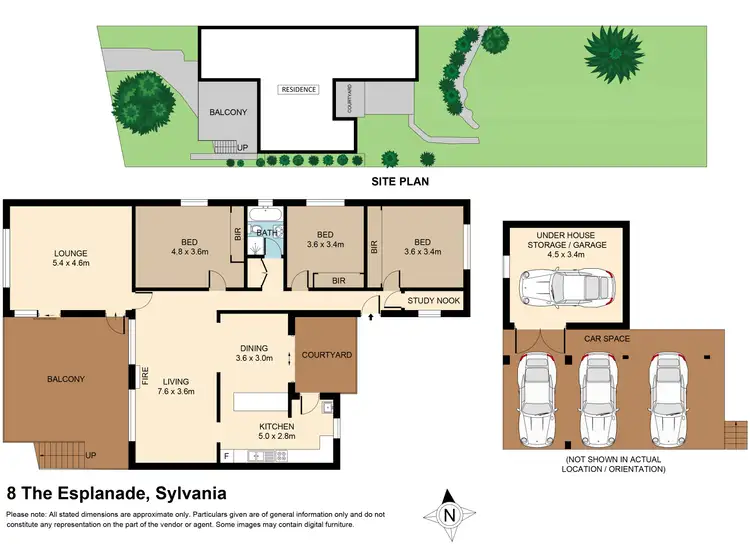 Floorplan of Homely house listing, 8 The Esplanade, Sylvania NSW 2224