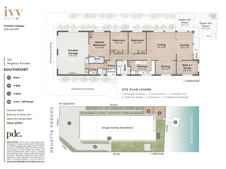 Floorplan of Homely house listing, 122 Regatta Parade, Southport QLD 4215