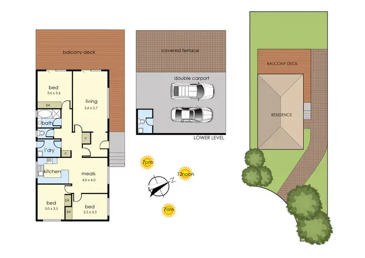 Floorplan of Homely house listing, 9 Lulworth Place, Frankston VIC 3199