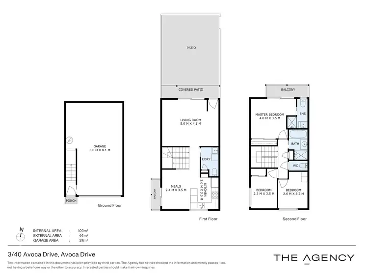 Floorplan of Homely townhouse listing, 3/40 Avoca Drive, Avoca Beach NSW 2251