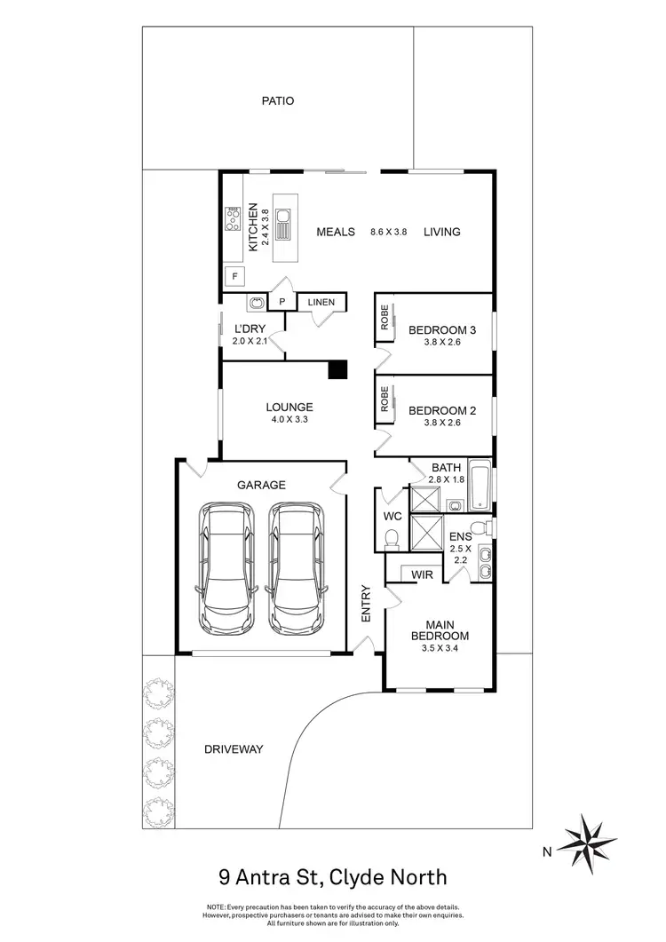 Floorplan of Homely house listing, 9 Antra Street, Clyde North VIC 3978