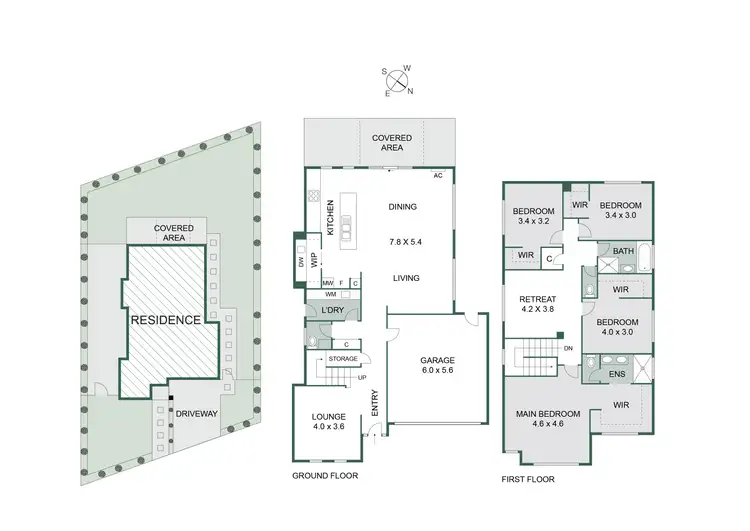Floorplan of Homely house listing, 50 Larnook Crescent, Aspendale VIC 3195