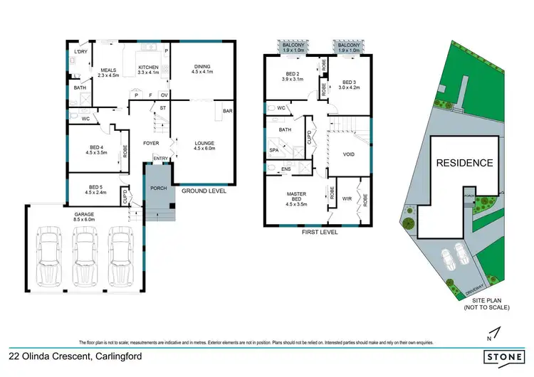 Floorplan of Homely house listing, 22 Olinda Crescent, Carlingford NSW 2118
