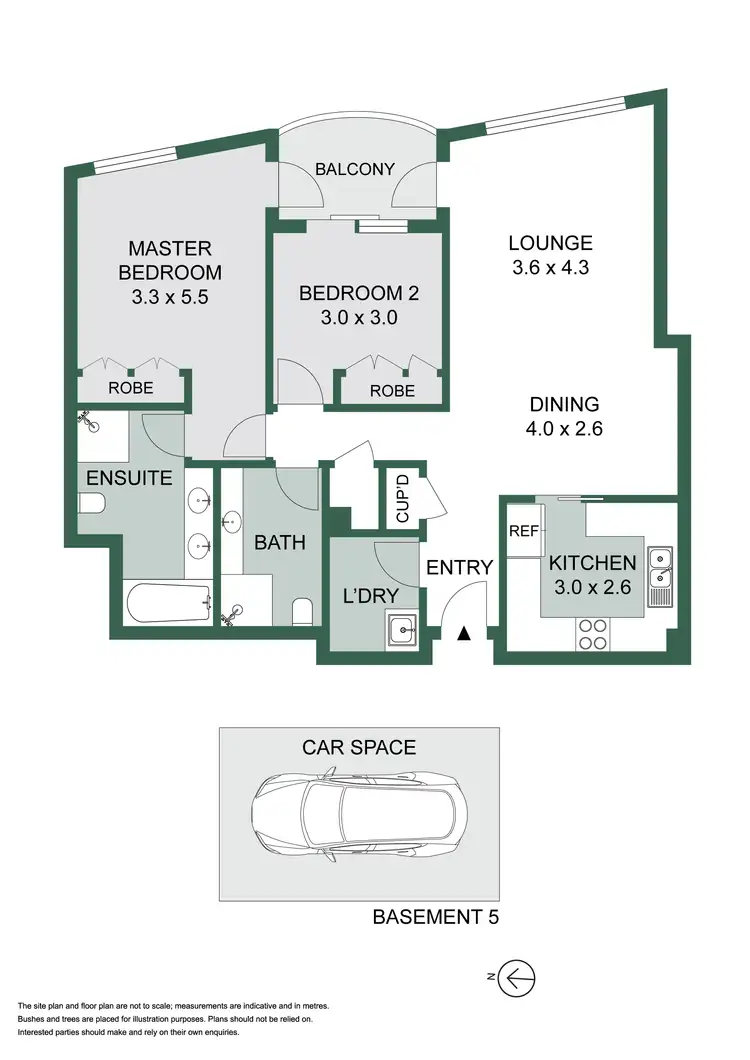 Floorplan of Homely apartment listing, 1308/28 Harbour Street, Sydney NSW 2000