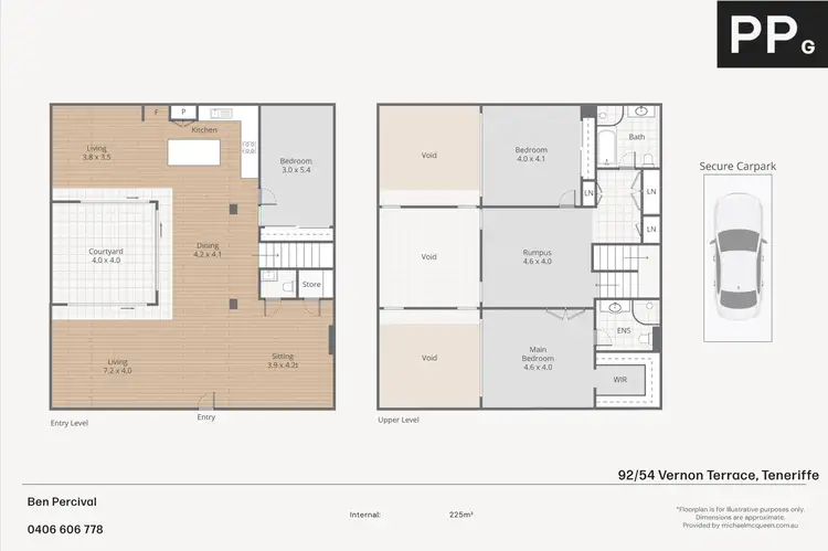 Floorplan of Homely unit listing, 92/54 Vernon Terrace, Teneriffe QLD 4005