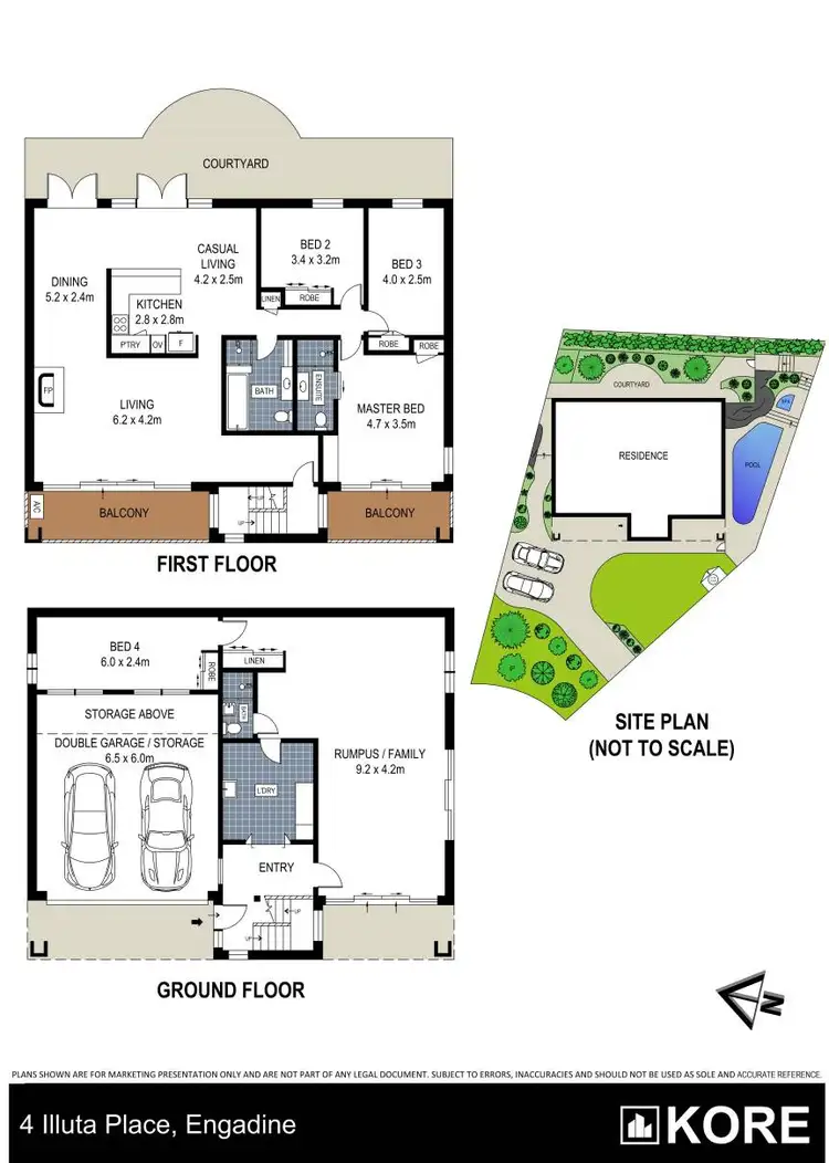 Floorplan of Homely house listing, 4 Illuta Place, Engadine NSW 2233