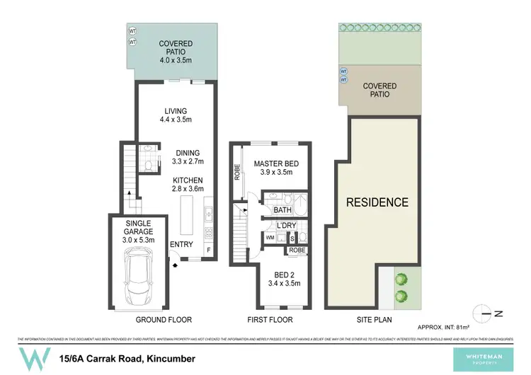 Floorplan of Homely townhouse listing, 15/6a Carrak Road, Kincumber NSW 2251