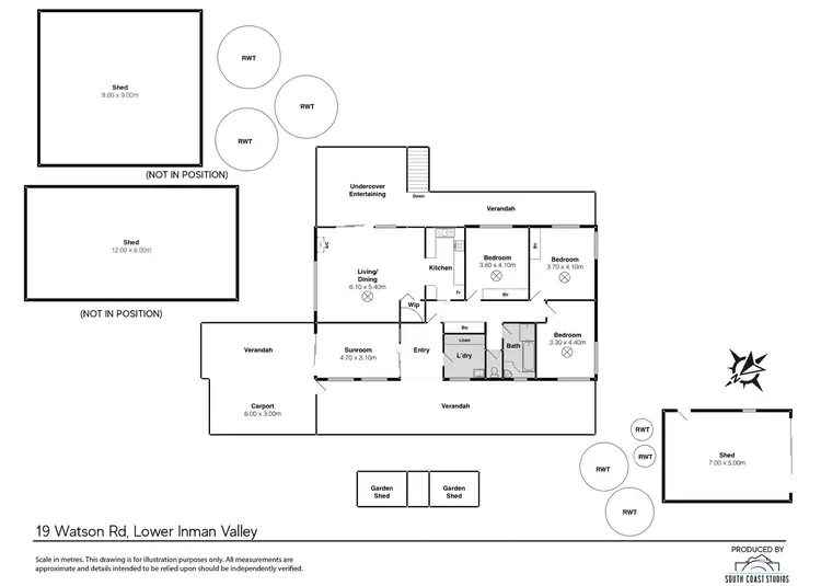 Floorplan of Homely house listing, 19 Watson Road, Lower Inman Valley SA 5211