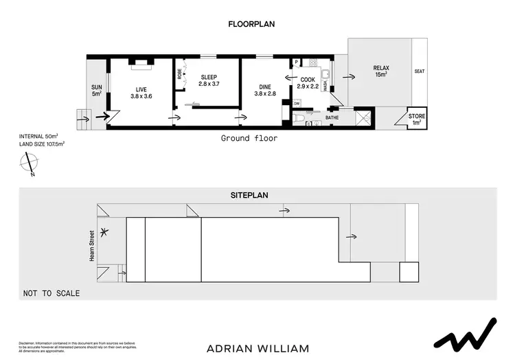 Floorplan of Homely house listing, 14 Hearn Street, Leichhardt NSW 2040