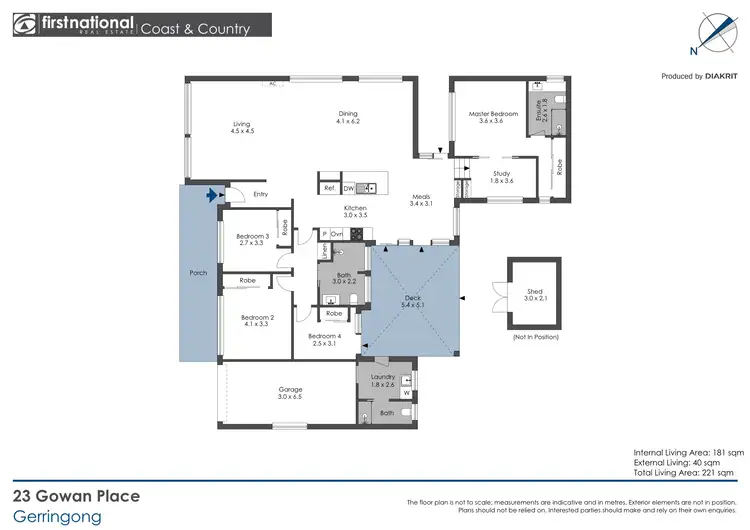 Floorplan of Homely house listing, 23 Gowan Place, Gerringong NSW 2534