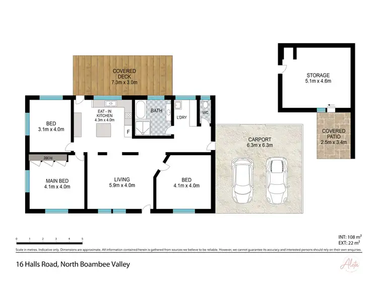 Floorplan of Homely house listing, 16 Halls Road, North Boambee Valley NSW 2450