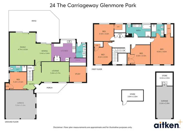 Floorplan of Homely house listing, 24 The Carriageway, Glenmore Park NSW 2745