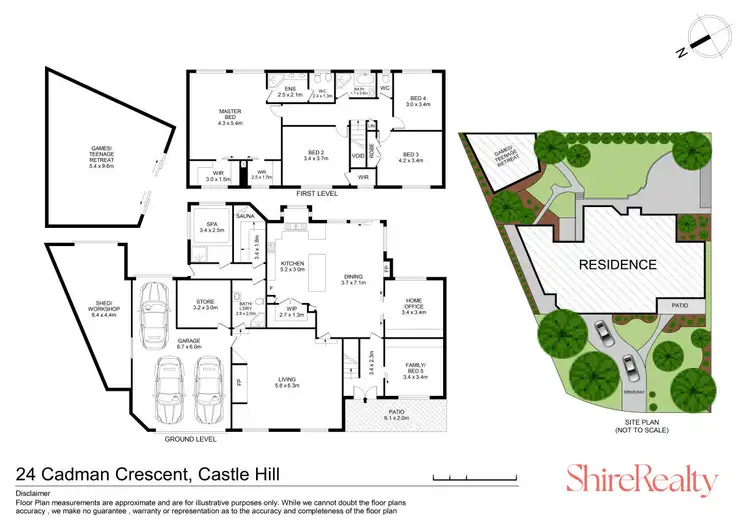 Floorplan of Homely house listing, 24 Cadman Crescent, Castle Hill NSW 2154