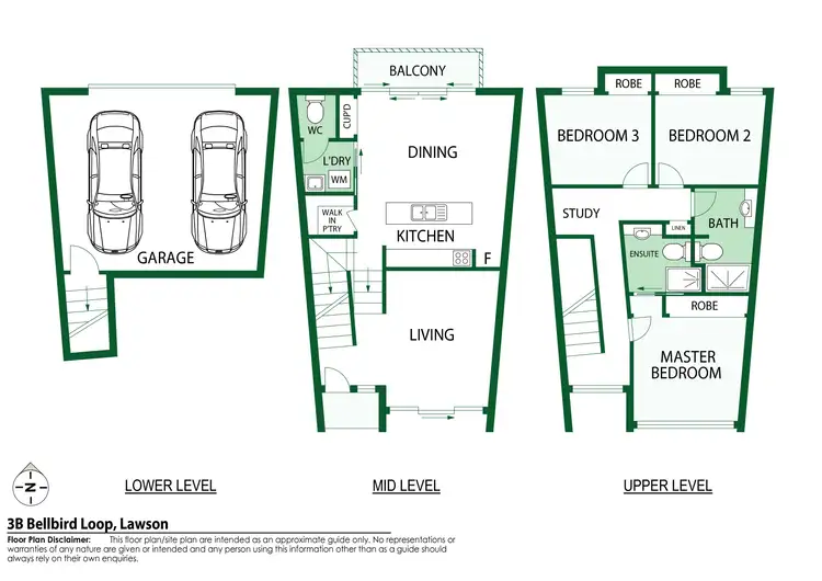 Floorplan of Homely house listing, 3B Bellbird Loop, Lawson ACT 2617