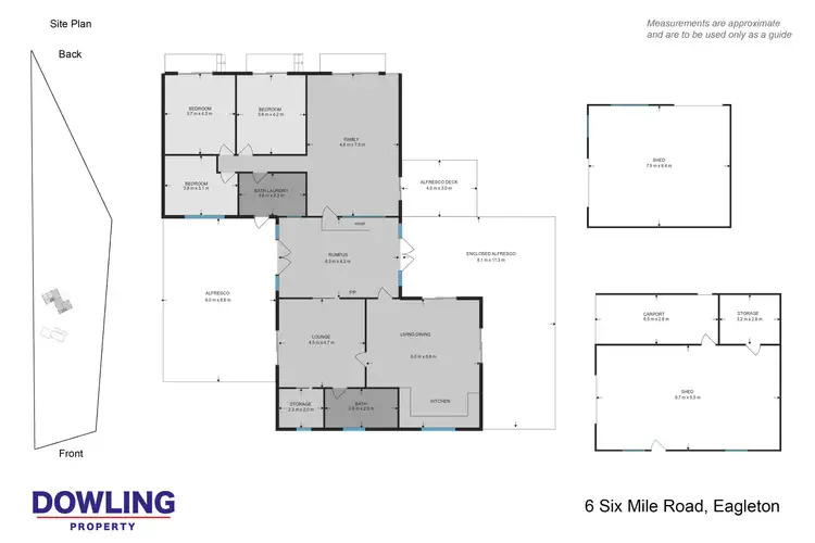 Floorplan of Homely house listing, 6 Six Mile Road, Eagleton NSW 2324