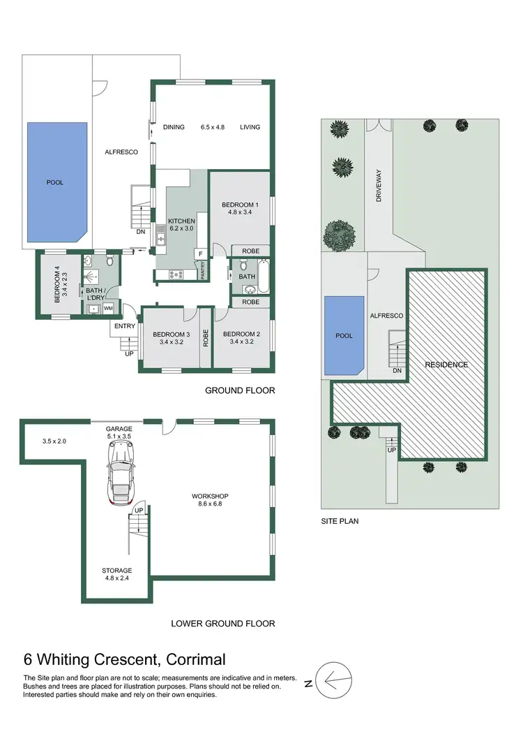 Floorplan of Homely house listing, 6 Whiting Crescent, Corrimal NSW 2518