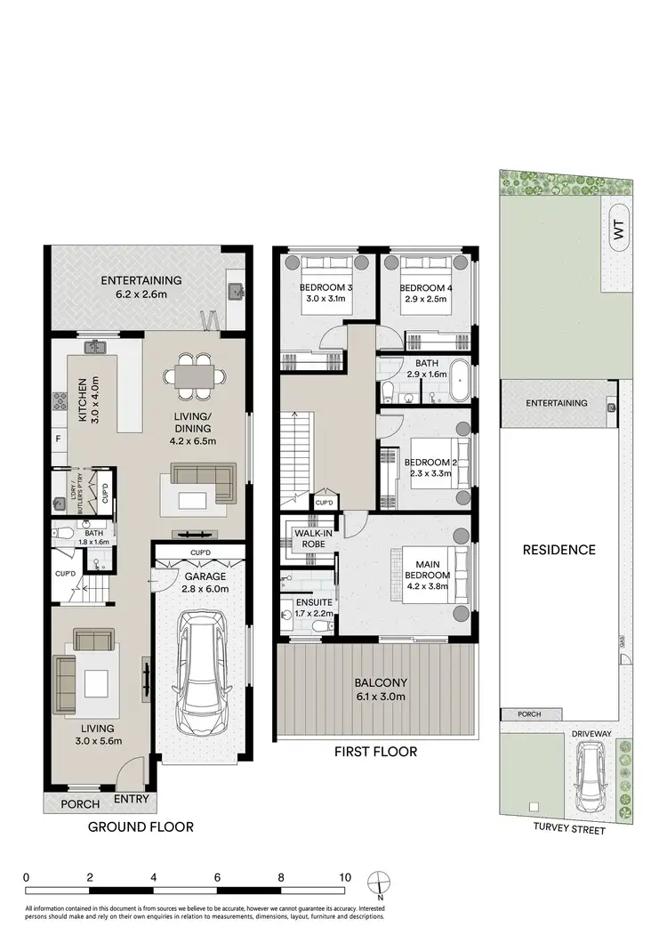 Floorplan of Homely semi-detached listing, 33a Turvey Street, Revesby NSW 2212