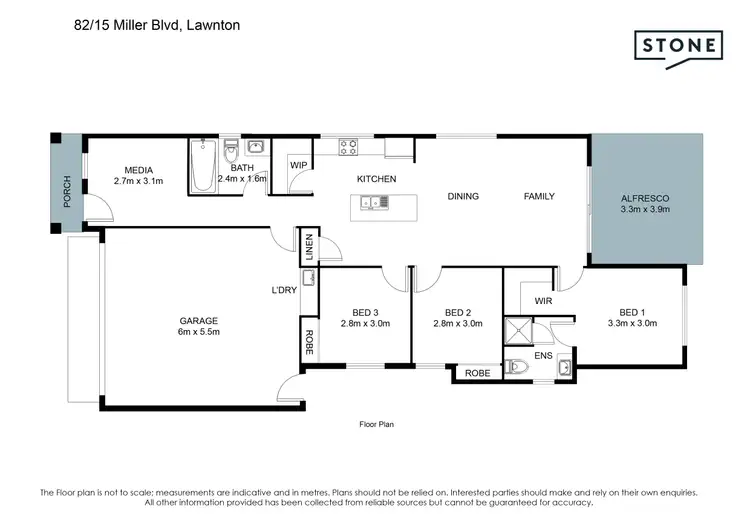 Floorplan of Homely house listing, 82/15 Miller Boulevard, Lawnton QLD 4501