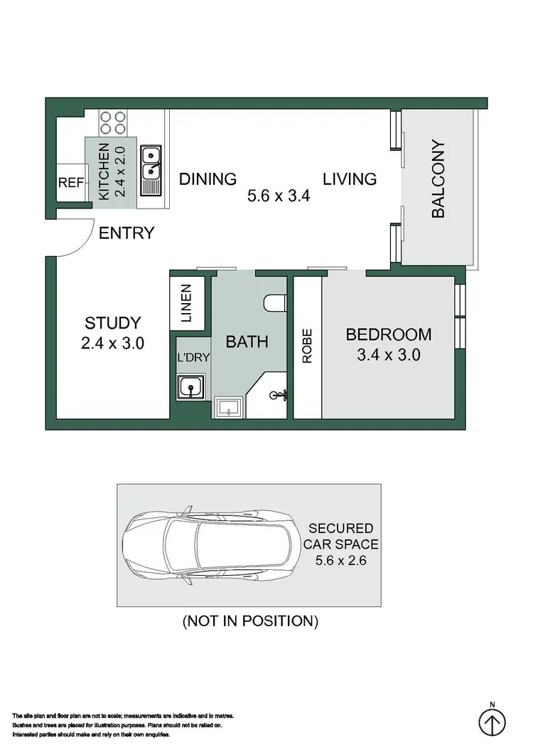 Floorplan of Homely apartment listing, 16/303 Miller Street, Cammeray NSW 2062