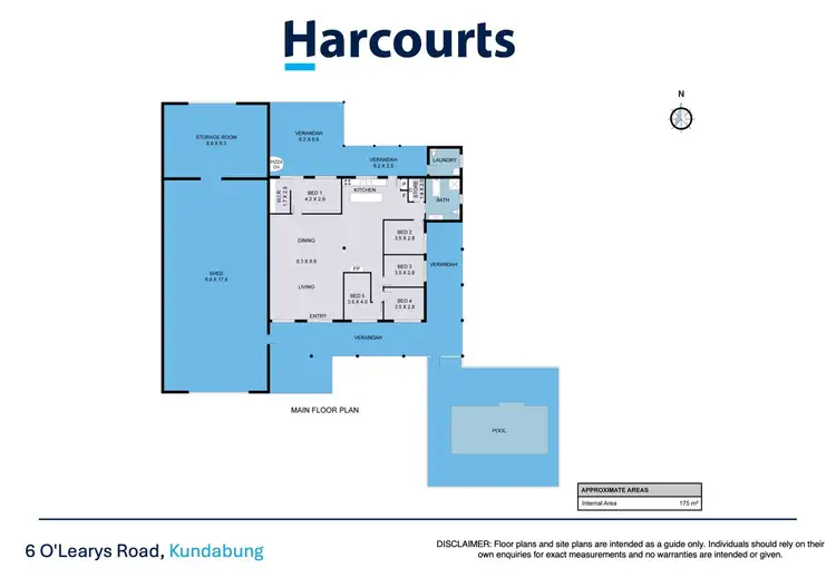 Floorplan of Homely rural property listing, 6 O'learys Road, Kundabung NSW 2441