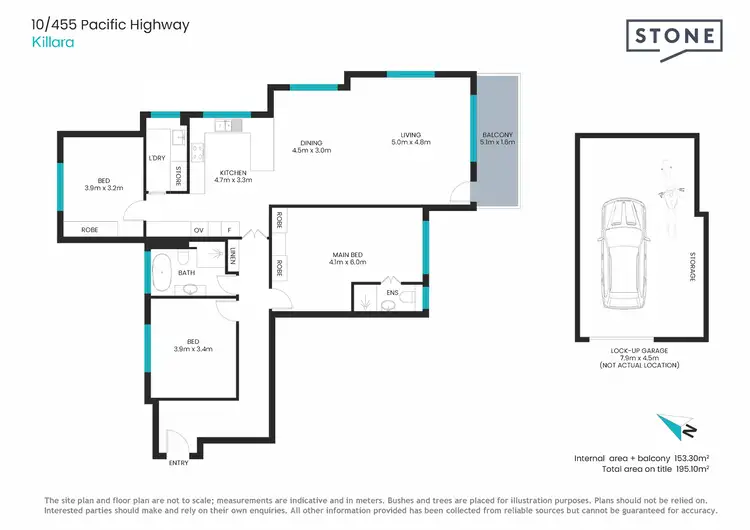 Floorplan of Homely apartment listing, 10/455 Pacific Highway, Killara NSW 2071