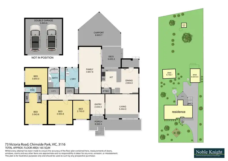 Floorplan of Homely house listing, 73 Victoria Road, Chirnside Park VIC 3116