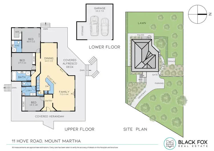 Floorplan of Homely house listing, 11 Hove Road, Mount Martha VIC 3934