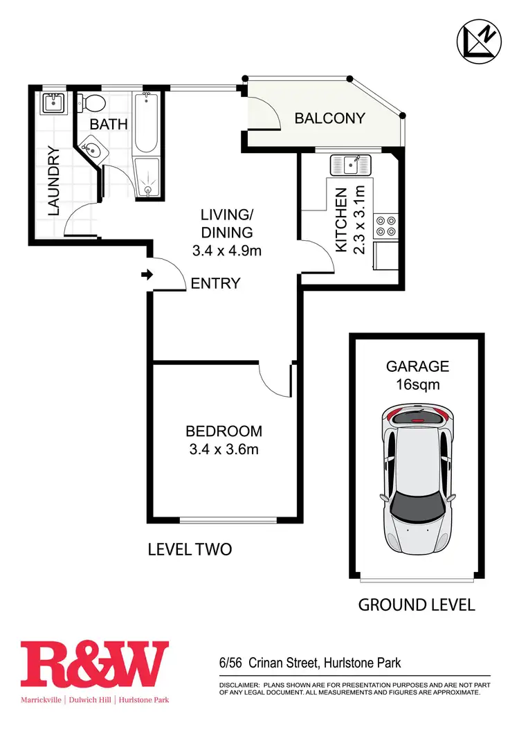 Floorplan of Homely apartment listing, 6/56 Crinan Street, Hurlstone Park NSW 2193