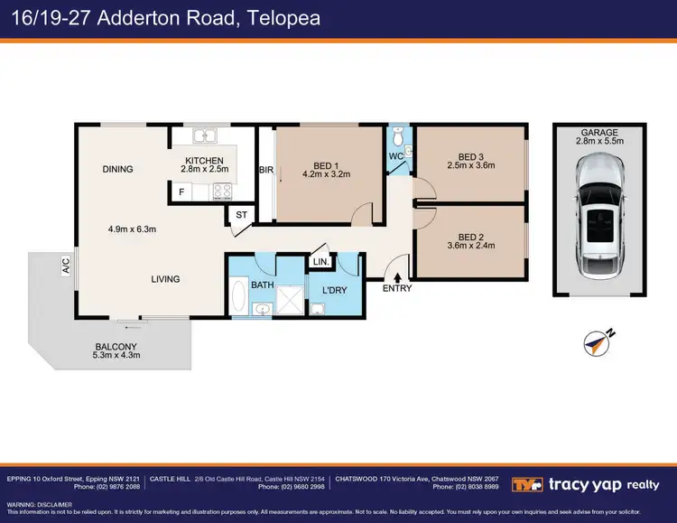 Floorplan of Homely apartment listing, 16/19-27 Adderton Road, Telopea NSW 2117